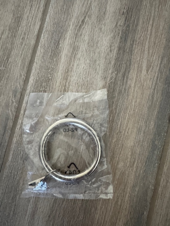 Pottery Barn Other - Pottery Barn silver curtain ring with clip. Set of 10.